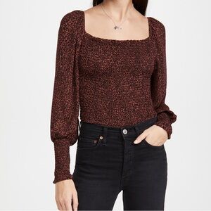 cupcakes and cashmere Liv Blouse size XS